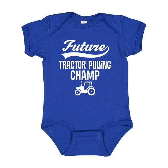 Inktastic Future Tractor Pulling Champ Boys or Girls Baby Bodysuit