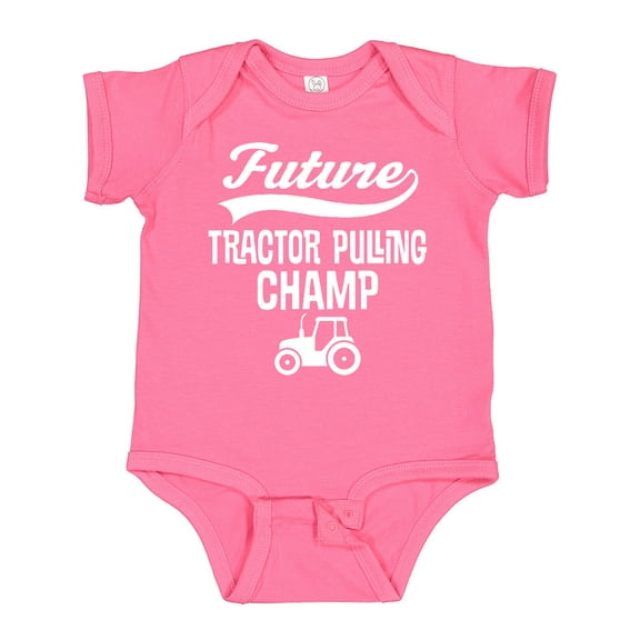 Inktastic Future Tractor Pulling Champ Boys or Girls Baby Bodysuit
