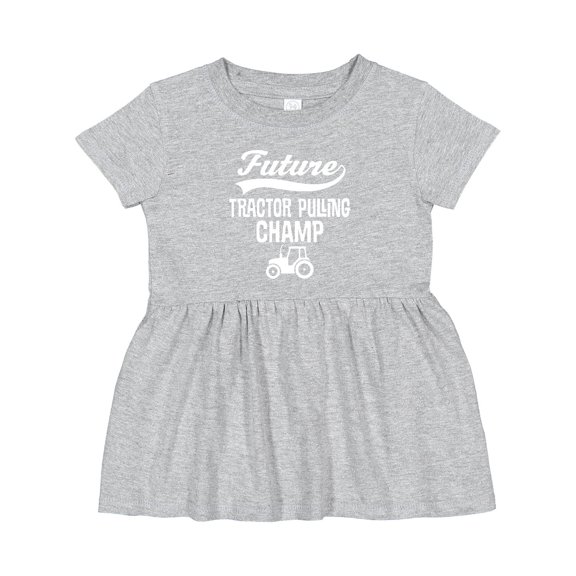 Inktastic Future Tractor Pulling Champ Girls Baby Dress