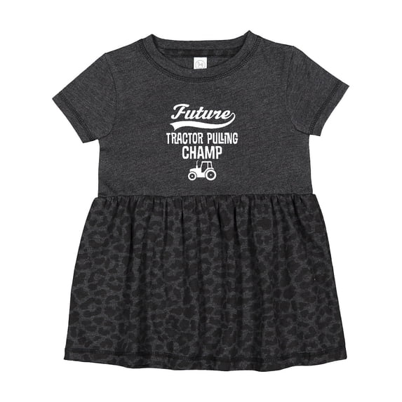 Inktastic Future Tractor Pulling Champ Girls Baby Dress