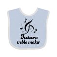 thumbnail image 1 of Inktastic Future Treble Maker Funny Music Girls Baby Bib, 1 of 4