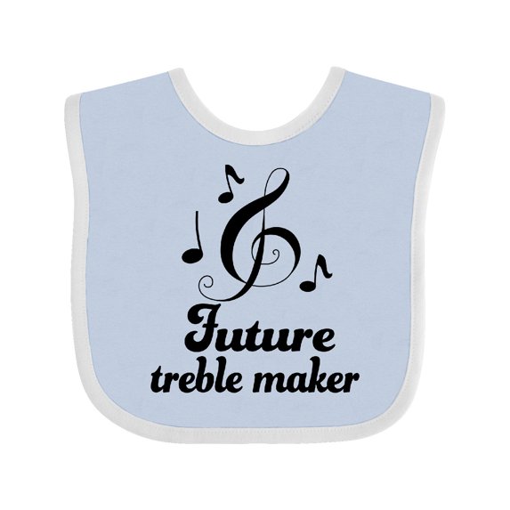 Inktastic Future Treble Maker Funny Music Girls Baby Bib