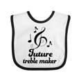thumbnail image 1 of Inktastic Future Treble Maker Funny Music Girls Baby Bib, 1 of 4