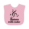 thumbnail image 1 of Inktastic Future Treble Maker Funny Music Girls Baby Bib, 1 of 4