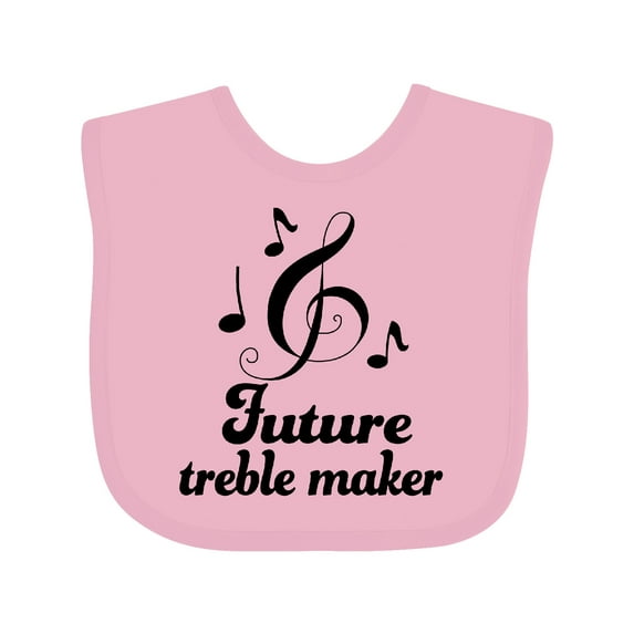 Inktastic Future Treble Maker Funny Music Girls Baby Bib