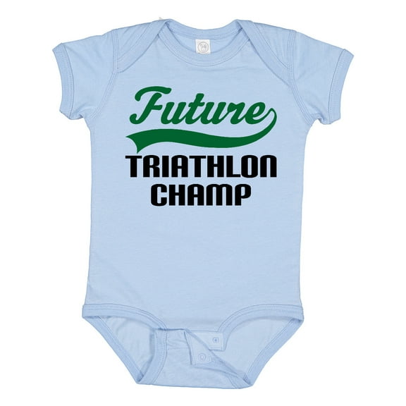 Inktastic Future Triathlon Champ Boys Baby Bodysuit