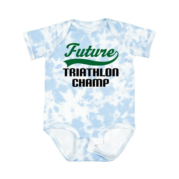 Inktastic Future Triathlon Champ Boys Baby Bodysuit