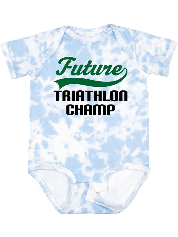 Future Triathlon Champ Boys Baby Bodysuit
