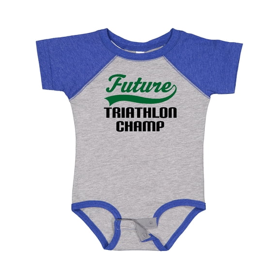 Inktastic Future Triathlon Champ Boys Baby Bodysuit