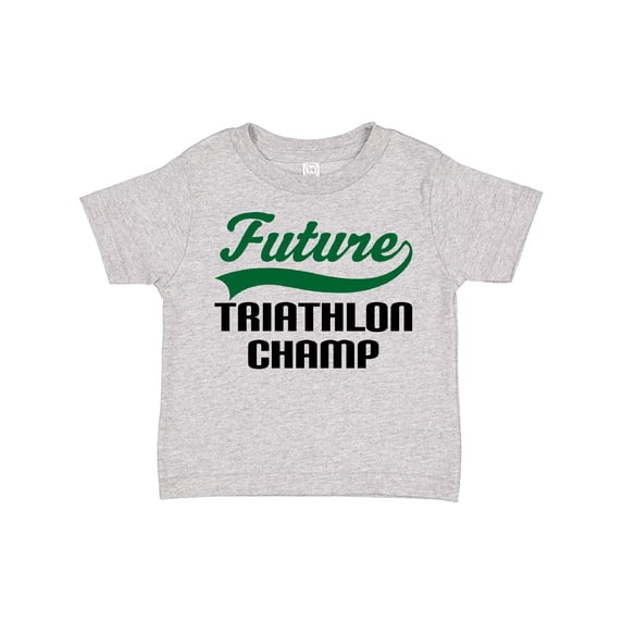 Inktastic Future Triathlon Champ Boys Toddler T-Shirt