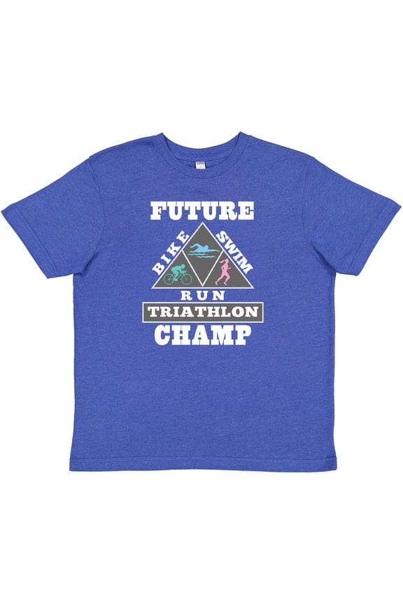 Future Triathlon Champ Run Swim Youth T-Shirt