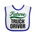 thumbnail image 1 of Inktastic Future Truck Driver Boys Baby Bib, 1 of 4