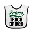 thumbnail image 1 of Inktastic Future Truck Driver Boys Baby Bib, 1 of 4
