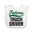 thumbnail image 1 of Inktastic Future Truck Driver Boys Baby Bib, 1 of 4