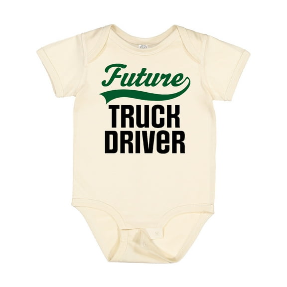 Inktastic Future Truck Driver Boys Baby Bodysuit