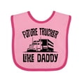 thumbnail image 1 of Inktastic Future Trucker Like Daddy Boys or Girls Baby Bib, 1 of 4