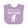 thumbnail image 1 of Inktastic Future Tuba Player (Daddys Little) Boys or Girls Baby Bib, 1 of 4
