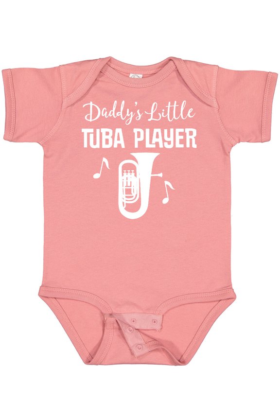 Future Tuba Player (daddys Little) Boys or Girls Baby Bodysuit