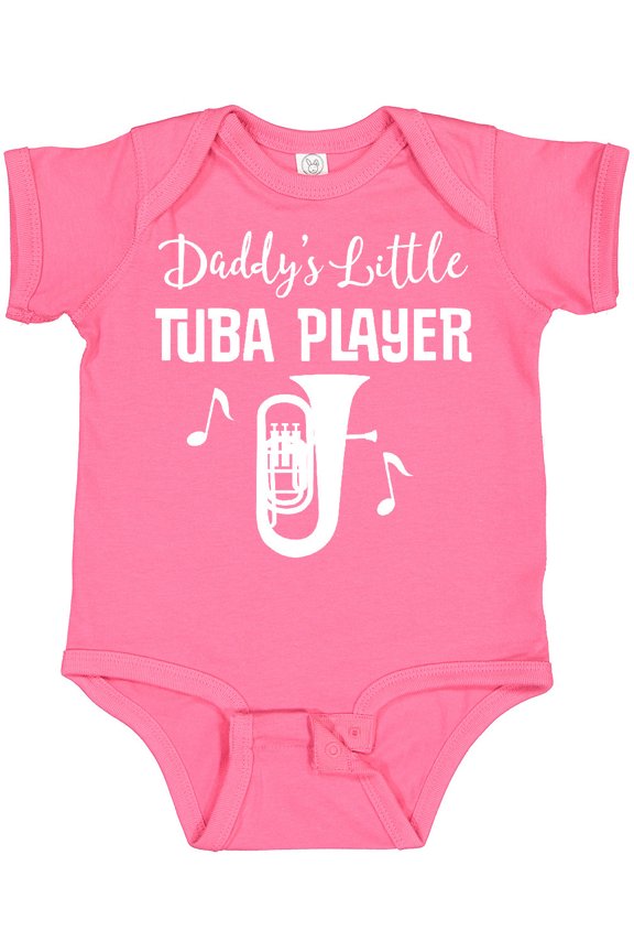 Future Tuba Player (daddys Little) Boys or Girls Baby Bodysuit