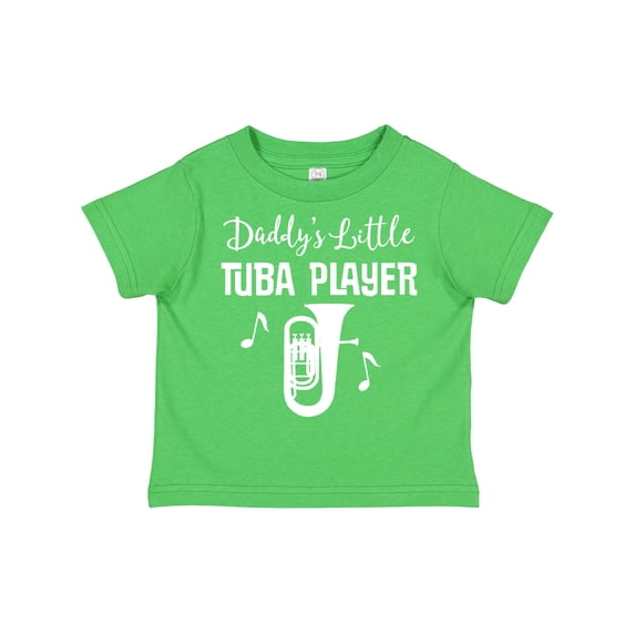 Inktastic Future Tuba Player (Daddys Little) Boys or Girls Toddler T-Shirt