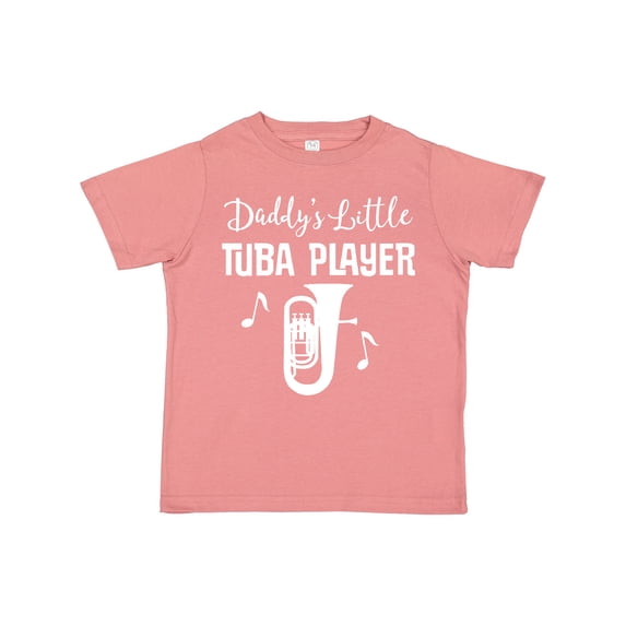 Inktastic Future Tuba Player (Daddys Little) Boys or Girls Toddler T-Shirt