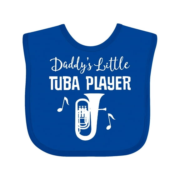 Inktastic Future Tuba Player (daddys Little) Boys or Girls Baby Bib