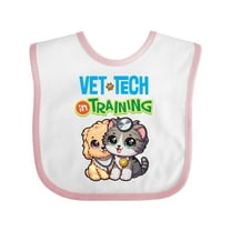 Inktastic Future Vet Tech in Training Boys or Girls Baby Bib