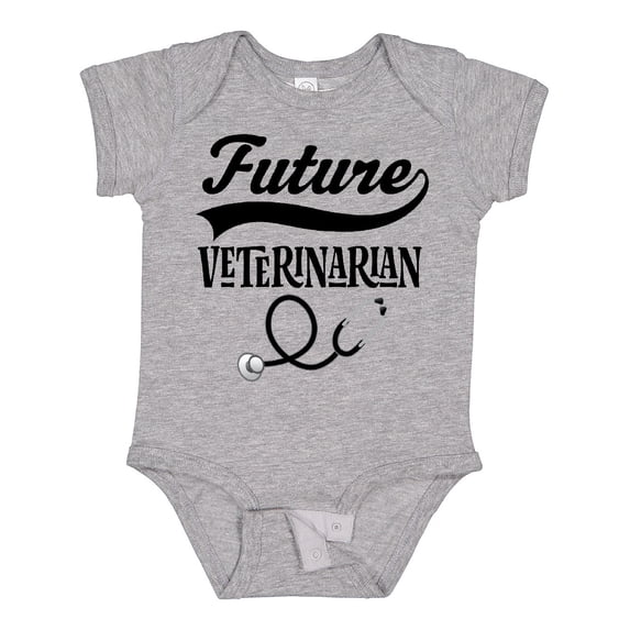Inktastic Future Veterinarian Boys or Girls Baby Bodysuit