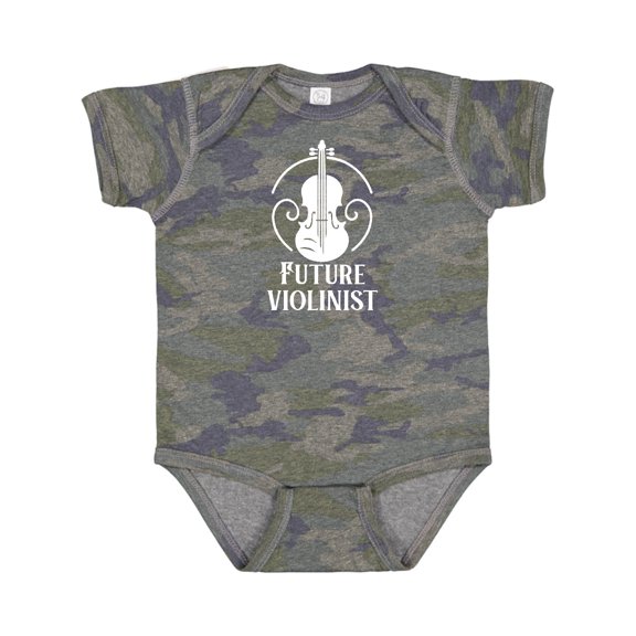 Inktastic Future Violinist Kids Violin Player Boys or Girls Baby Bodysuit