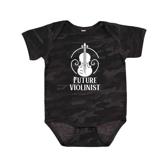 Inktastic Future Violinist Kids Violin Player Boys or Girls Baby Bodysuit