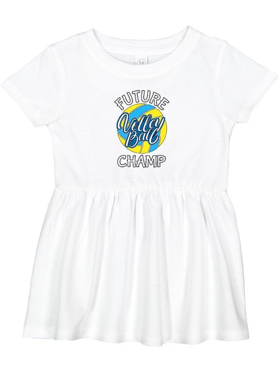 Future Volleyball Champ Girls Baby Dress