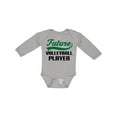 thumbnail image 1 of Inktastic Future Volleyball Player Boys Long Sleeve Baby Bodysuit, 1 of 5