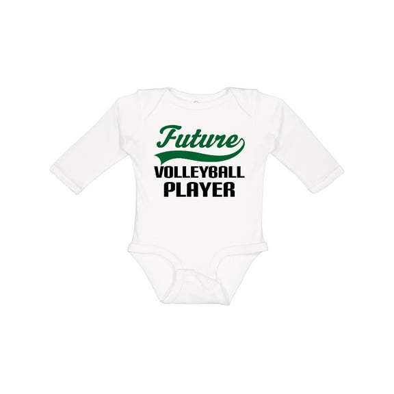 Inktastic Future Volleyball Player Boys Long Sleeve Baby Bodysuit