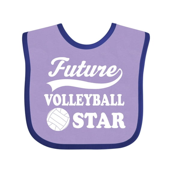 Inktastic Future Volleyball Star Childs Sports Boys or Girls Baby Bib