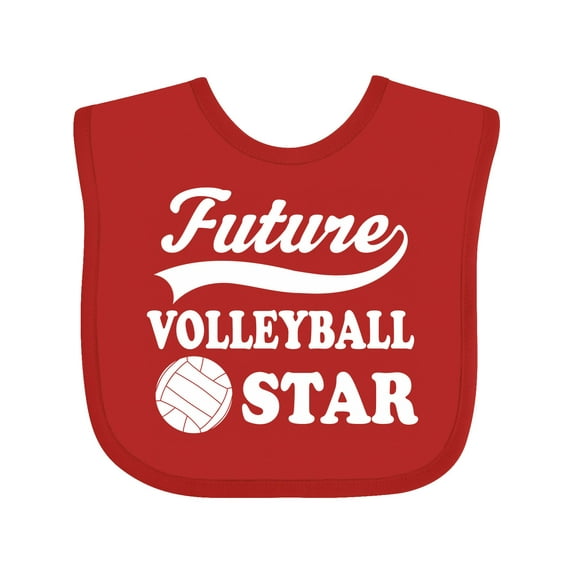 Inktastic Future Volleyball Star Childs Sports Boys or Girls Baby Bib