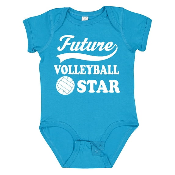 Inktastic Future Volleyball Star Childs Sports Boys or Girls Baby Bodysuit