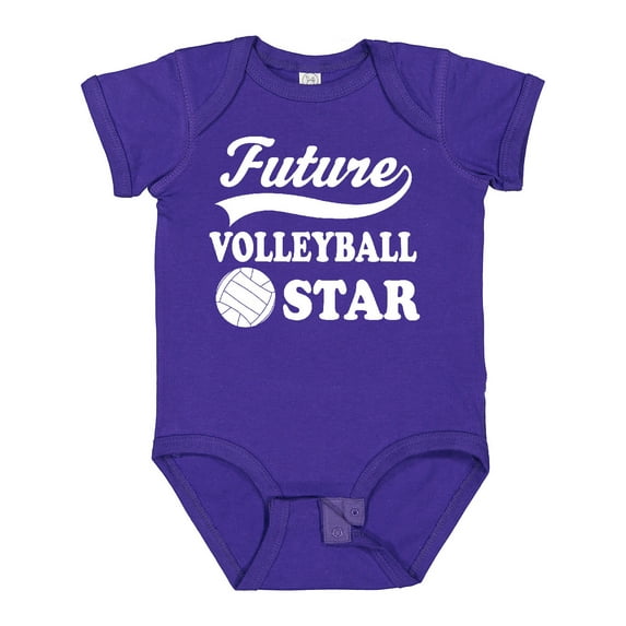 Inktastic Future Volleyball Star Childs Sports Boys or Girls Baby Bodysuit