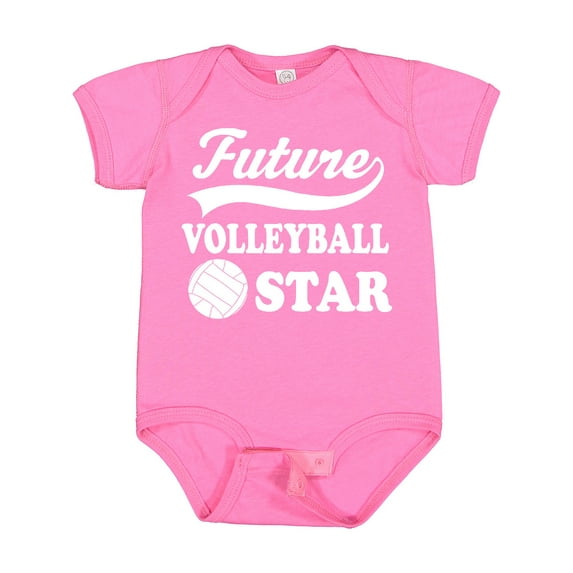 Inktastic Future Volleyball Star Childs Sports Boys or Girls Baby Bodysuit