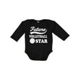 thumbnail image 1 of Inktastic Future Volleyball Star Childs Sports Boys or Girls Long Sleeve Baby Bodysuit, 1 of 5