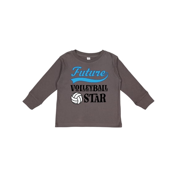 Inktastic Future Volleyball Star Gift Boys Long Sleeve Toddler T-Shirt