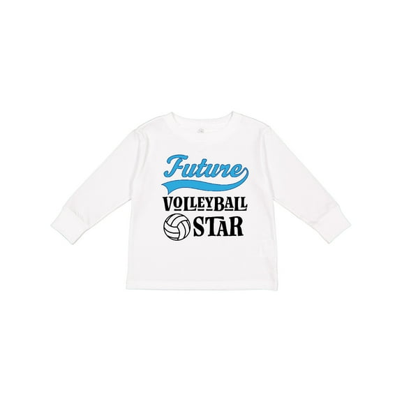Inktastic Future Volleyball Star Gift Boys Long Sleeve Toddler T-Shirt