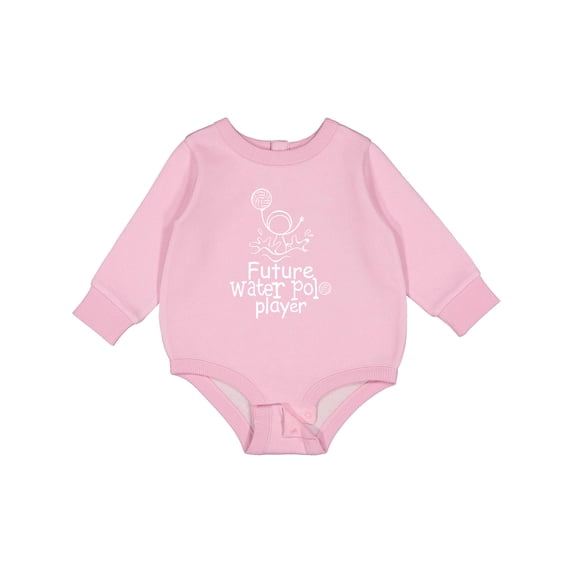 Inktastic Future Water Polo Player Baby Fleece Bodysuit