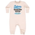 thumbnail image 1 of Inktastic Future Water Polo Player Baby Fleece Romper, 1 of 4