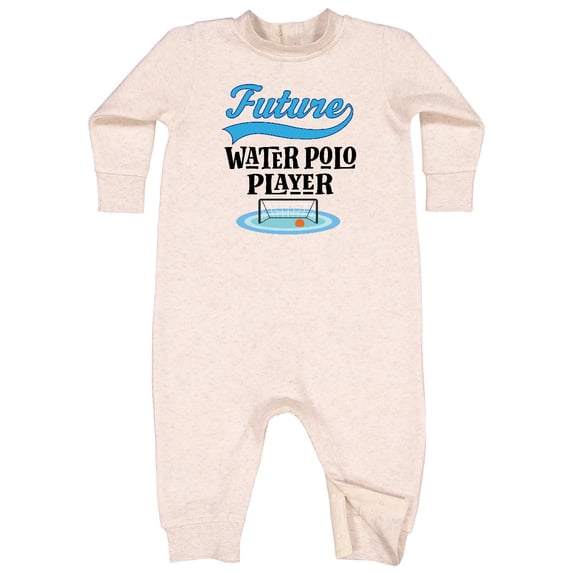 Inktastic Future Water Polo Player Baby Fleece Romper