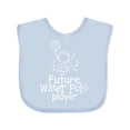 thumbnail image 1 of Inktastic Future Water Polo Player Boys or Girls Baby Bib, 1 of 4