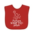 thumbnail image 1 of Inktastic Future Water Polo Player Boys or Girls Baby Bib, 1 of 4