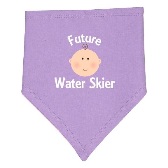 Inktastic Future Water Skier Baby Bandana Bib