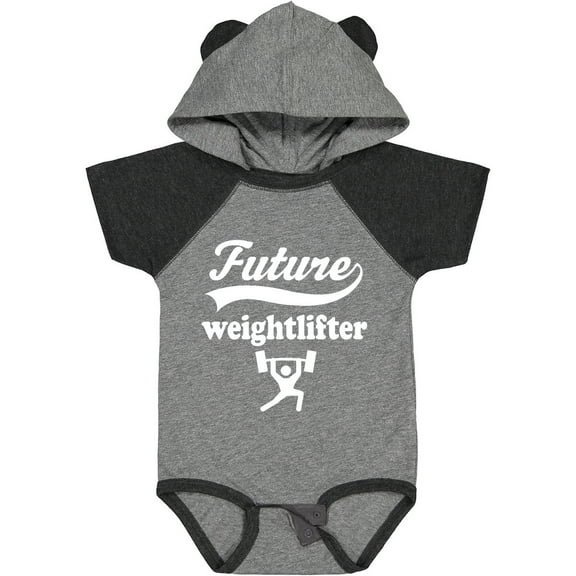 Inktastic Future Weightlifter in Training Boys Baby Bodysuit