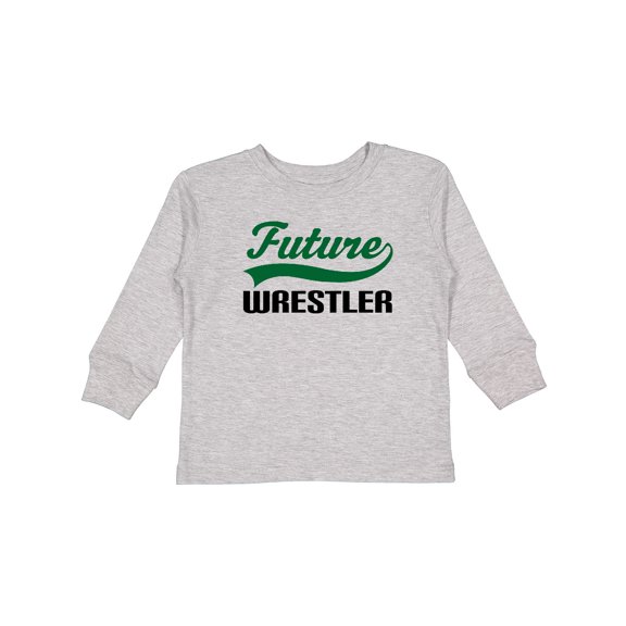 Inktastic Future Wrestler Boys Long Sleeve Toddler T-Shirt