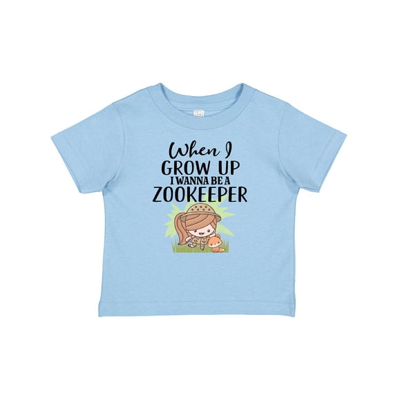 Inktastic Future Zookeeper Girls Girls Baby T-Shirt